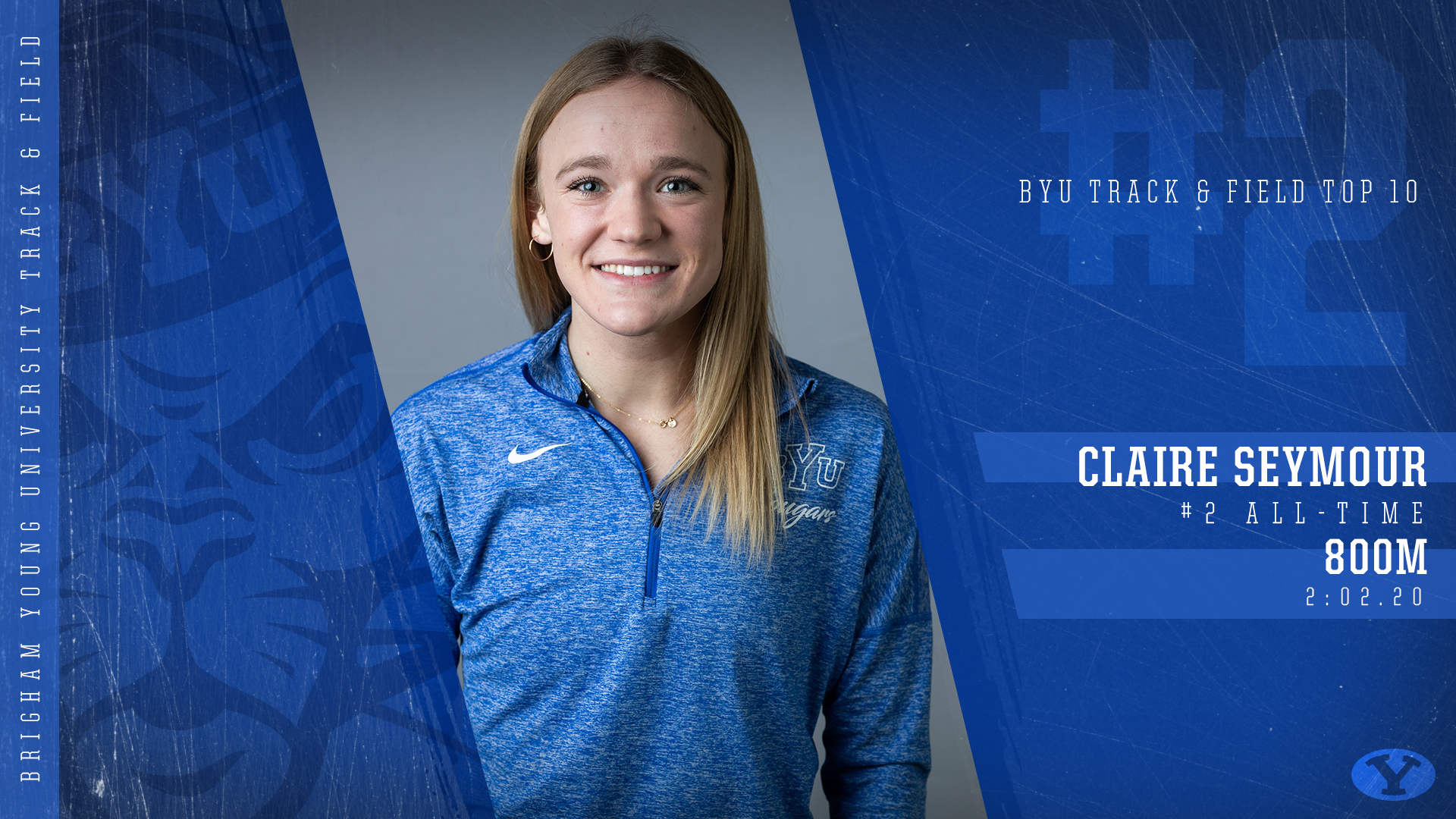 Claire Seymour - BYU Top 10 Graphic