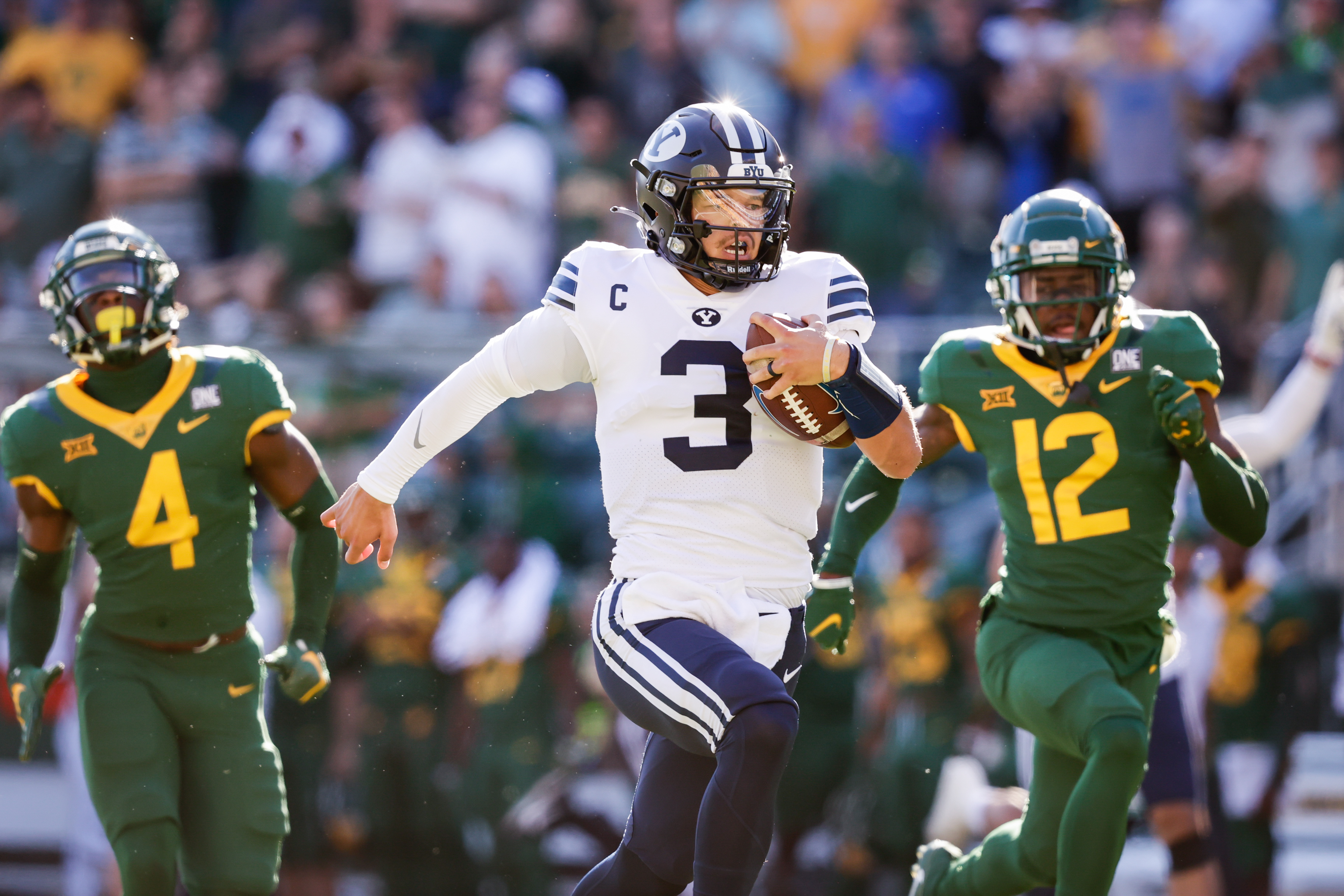 Jaren Hall rushes for TD against Baylor