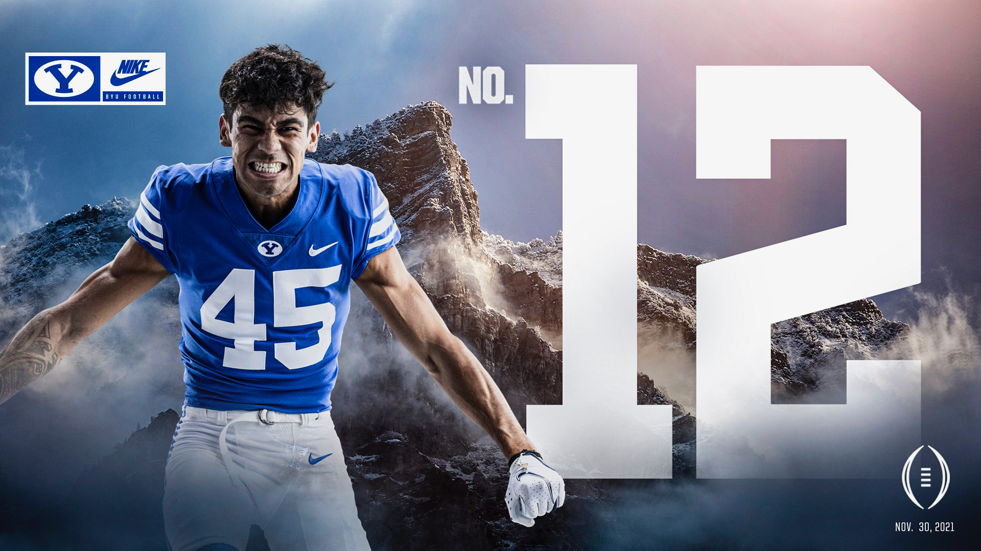 BYU moves up to No. 12 in CFP rankings