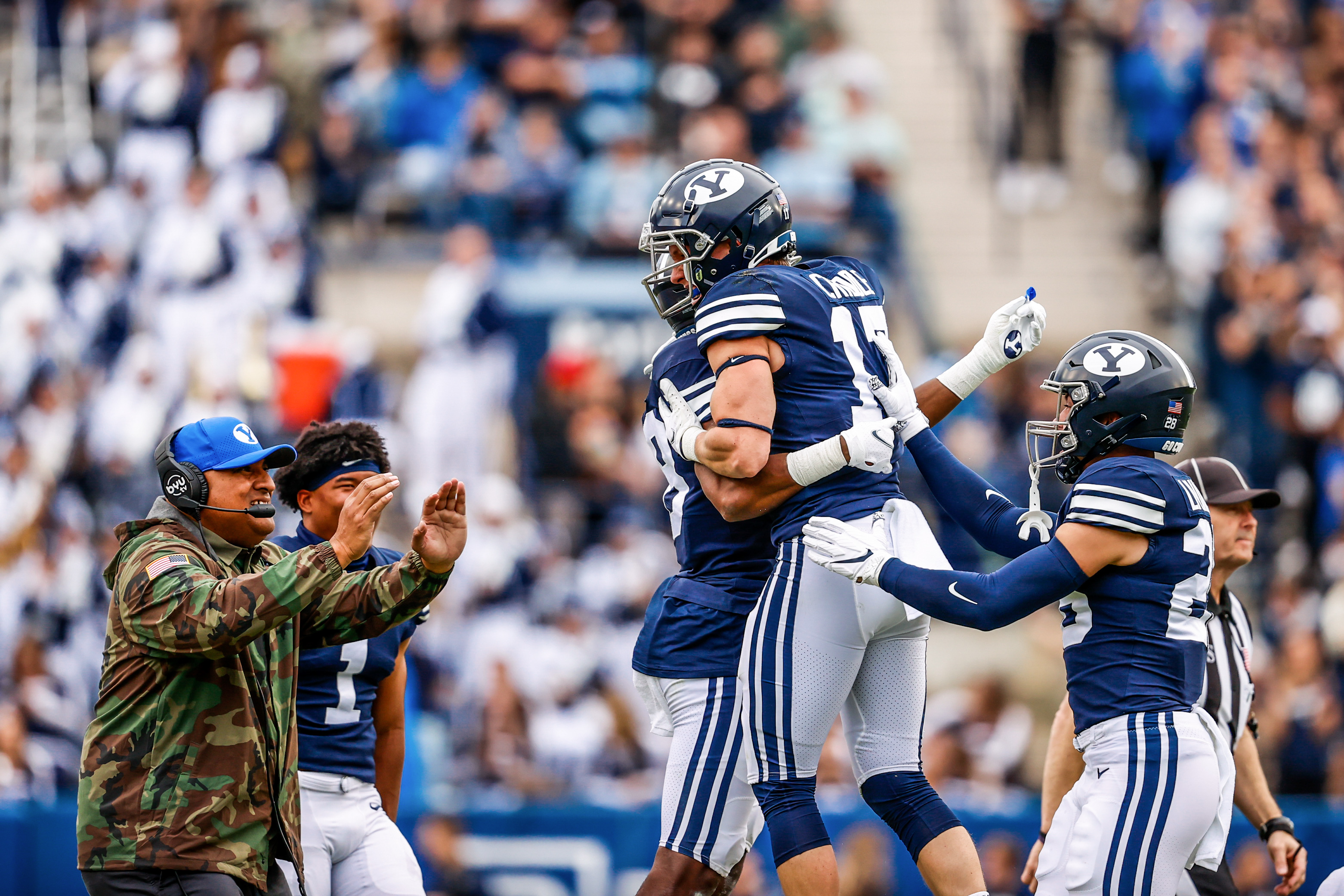 Matt Criddle celebrates first career INT