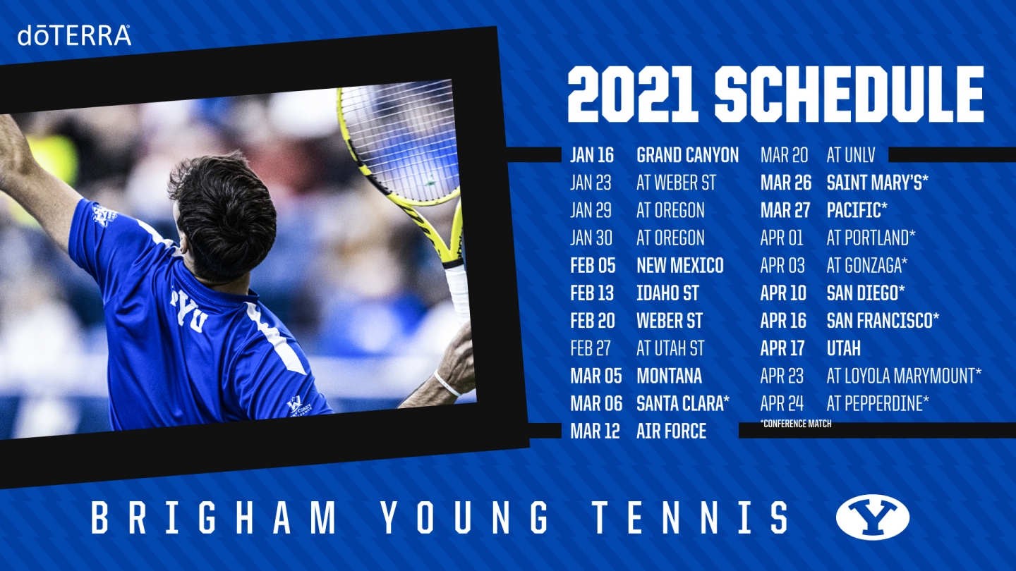 Men's Tennis 2020-2021 Schedule